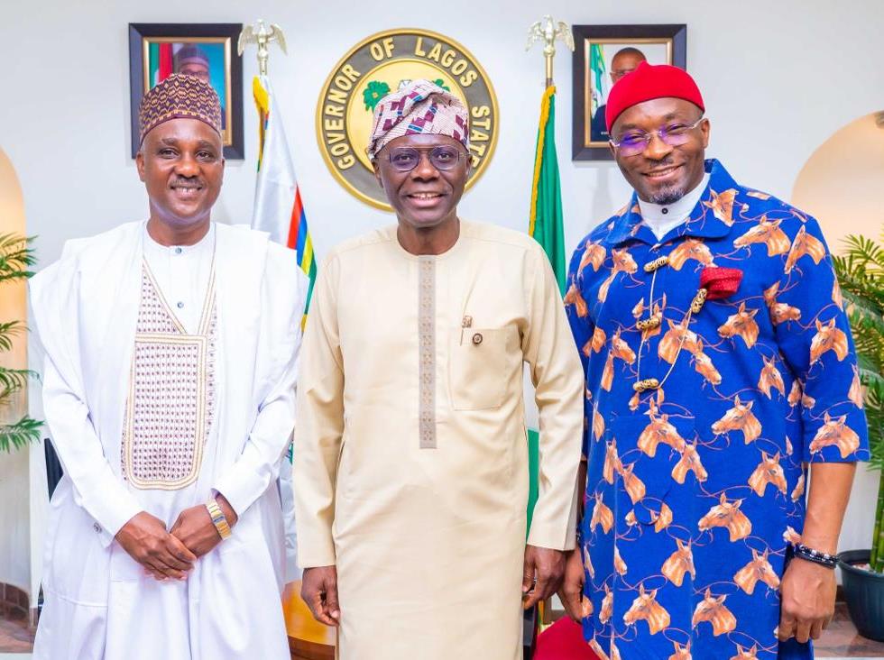 GOVERNOR SANWO-OLU RECEIVES FEDERAL HOUSE OF REPRESENTATIVES ELECT, SPEAKERSHIP ASPIRANT, HON TAJUDEEN ABBAS AND HIS JOINT TASK TEAM